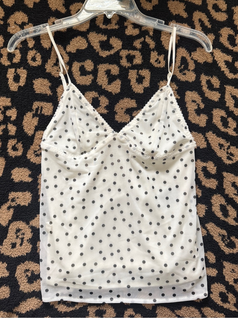 ZARA polka dot top